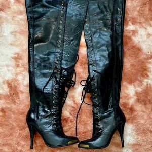 Joie Knee High Leather Boots